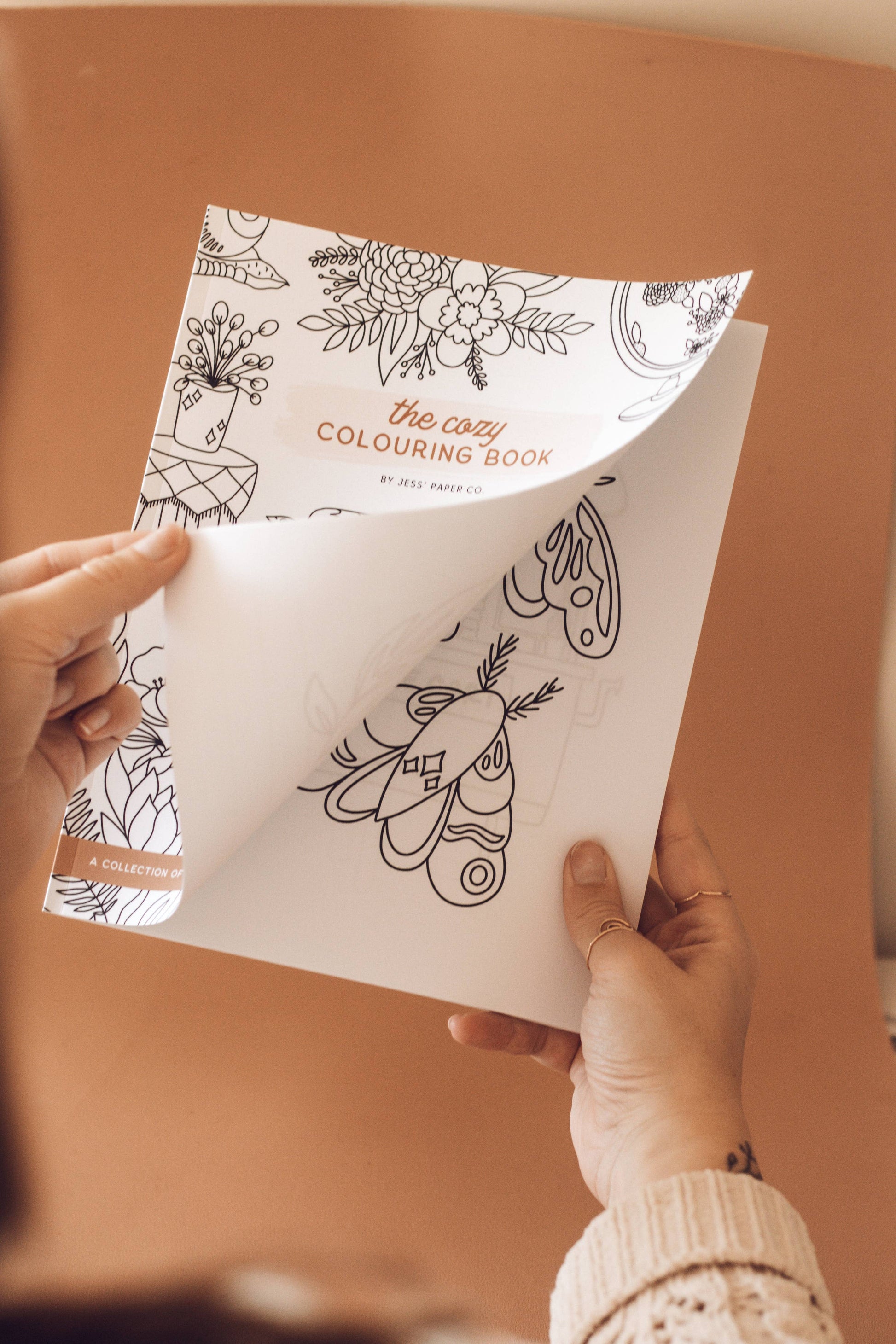 The Cozy Colouring Book by Jess' Paper Co. Home Goods Jess' Paper Co.   