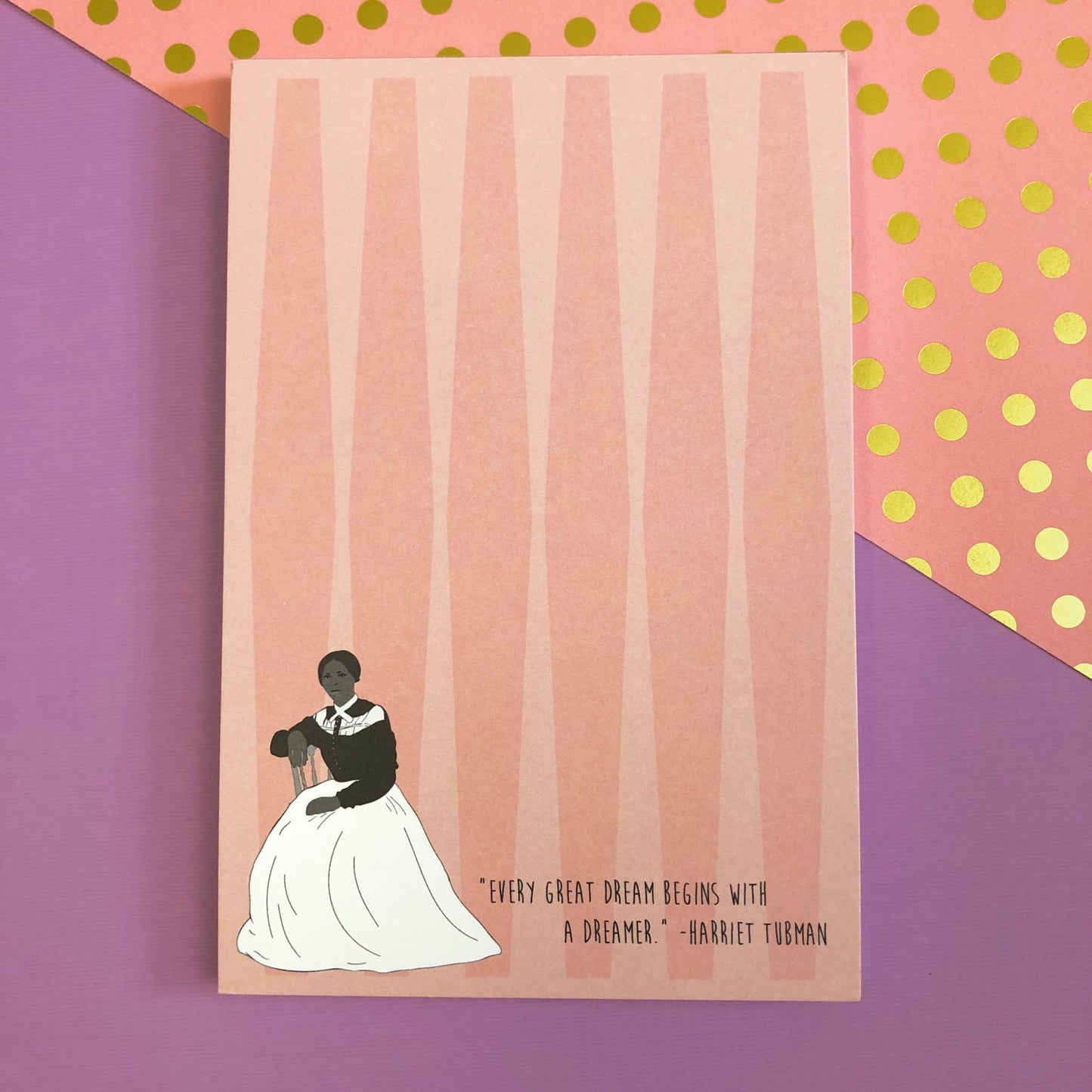 Harriet Tubman Quote Notepad Home Goods The Card Bureau   