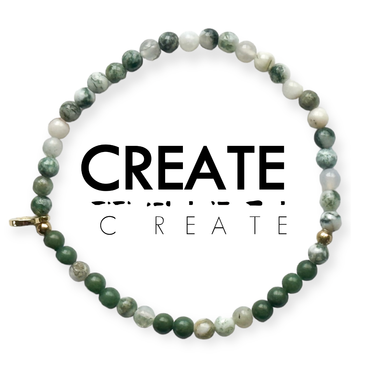 Morse Code Bracelet | CREATE: Tree Jasper & Green Quartz  ETHICGOODS   