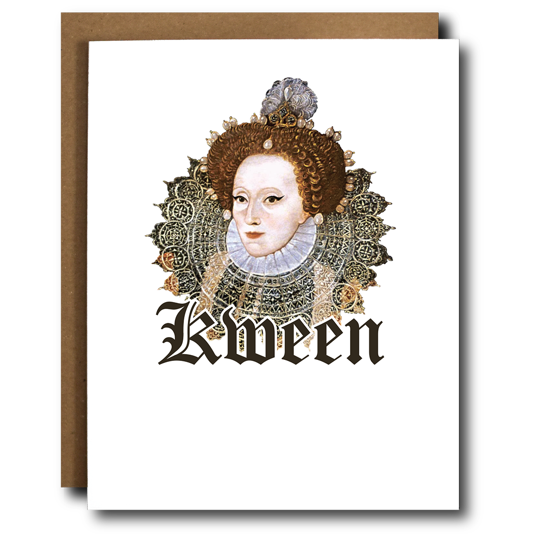 Kween Pride LBGTQ Card Home Goods The Card Bureau   