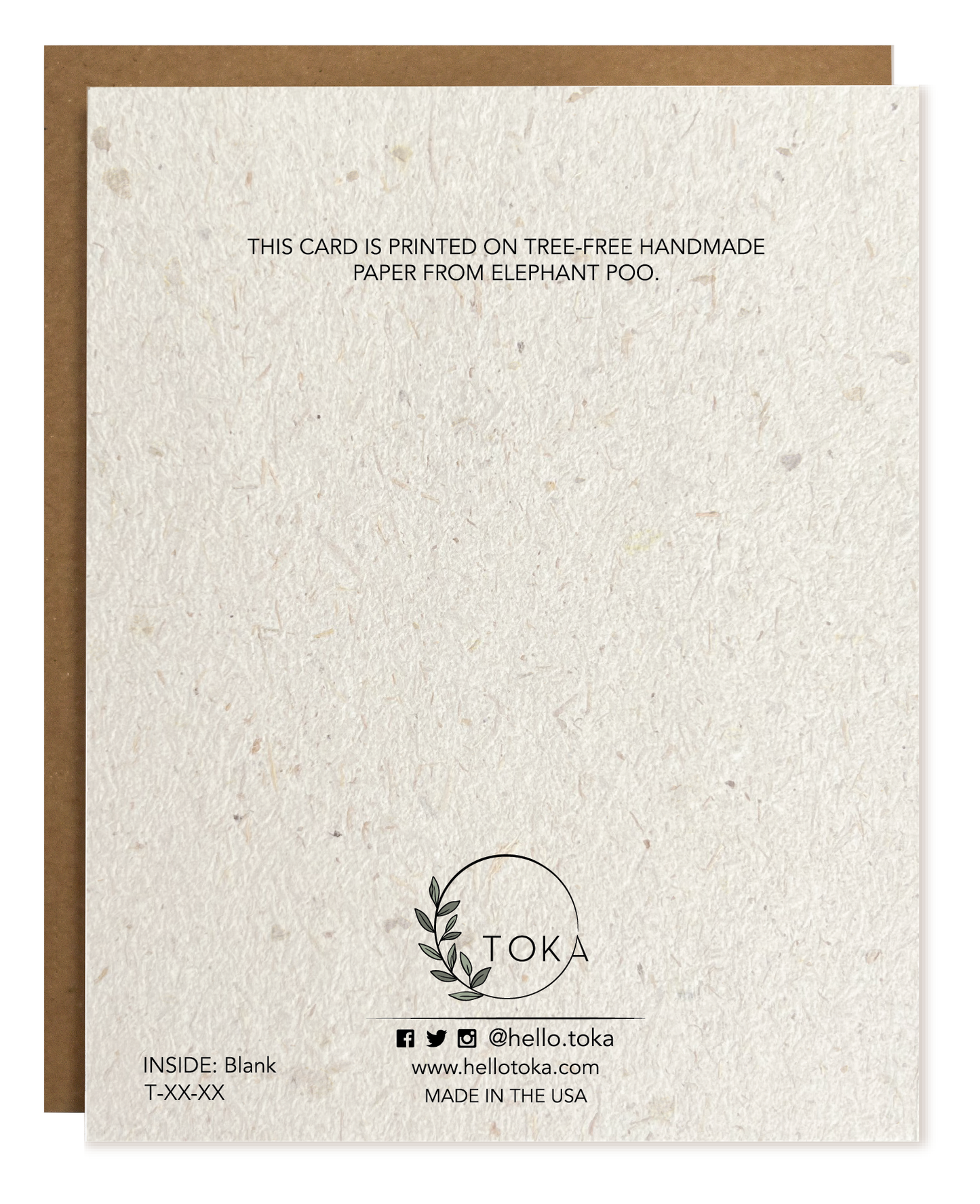 TOKA | MAGICAL MUSHROOM ELEPHANT POO CARD Home Goods The Card Bureau   