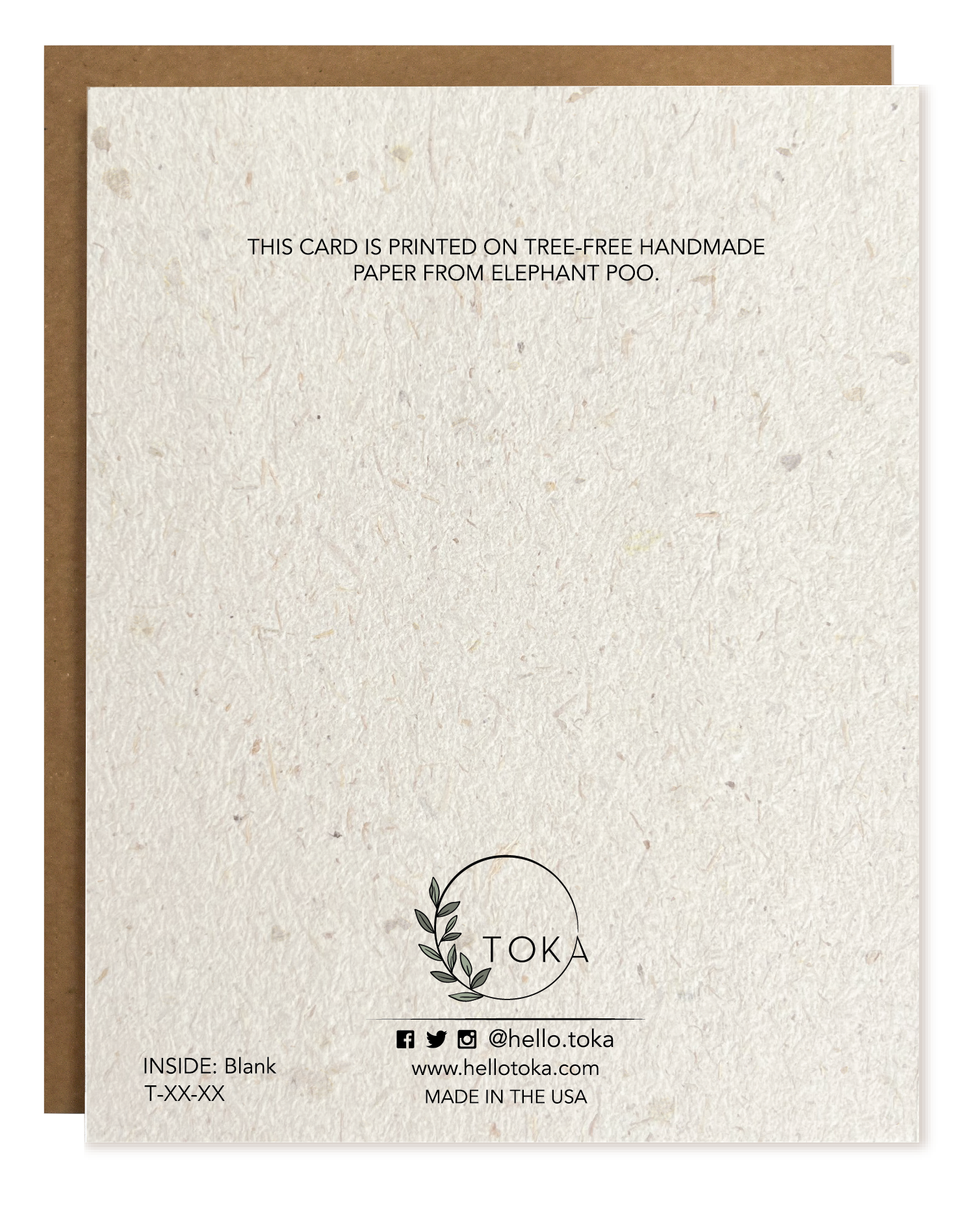 TOKA | MAGICAL MUSHROOM ELEPHANT POO CARD Home Goods The Card Bureau   