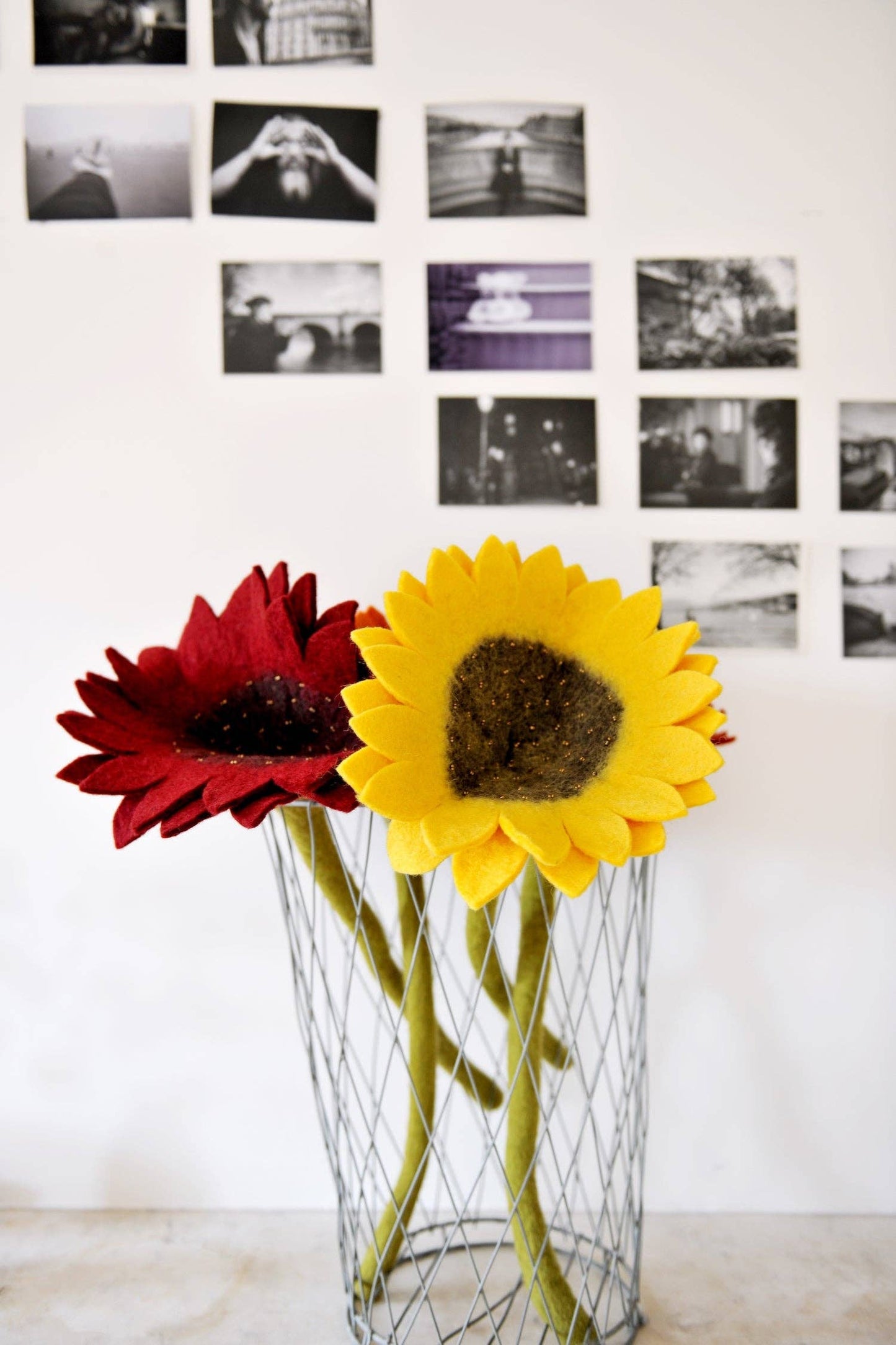 Felt Sunflower Home Goods Global Goods Partners