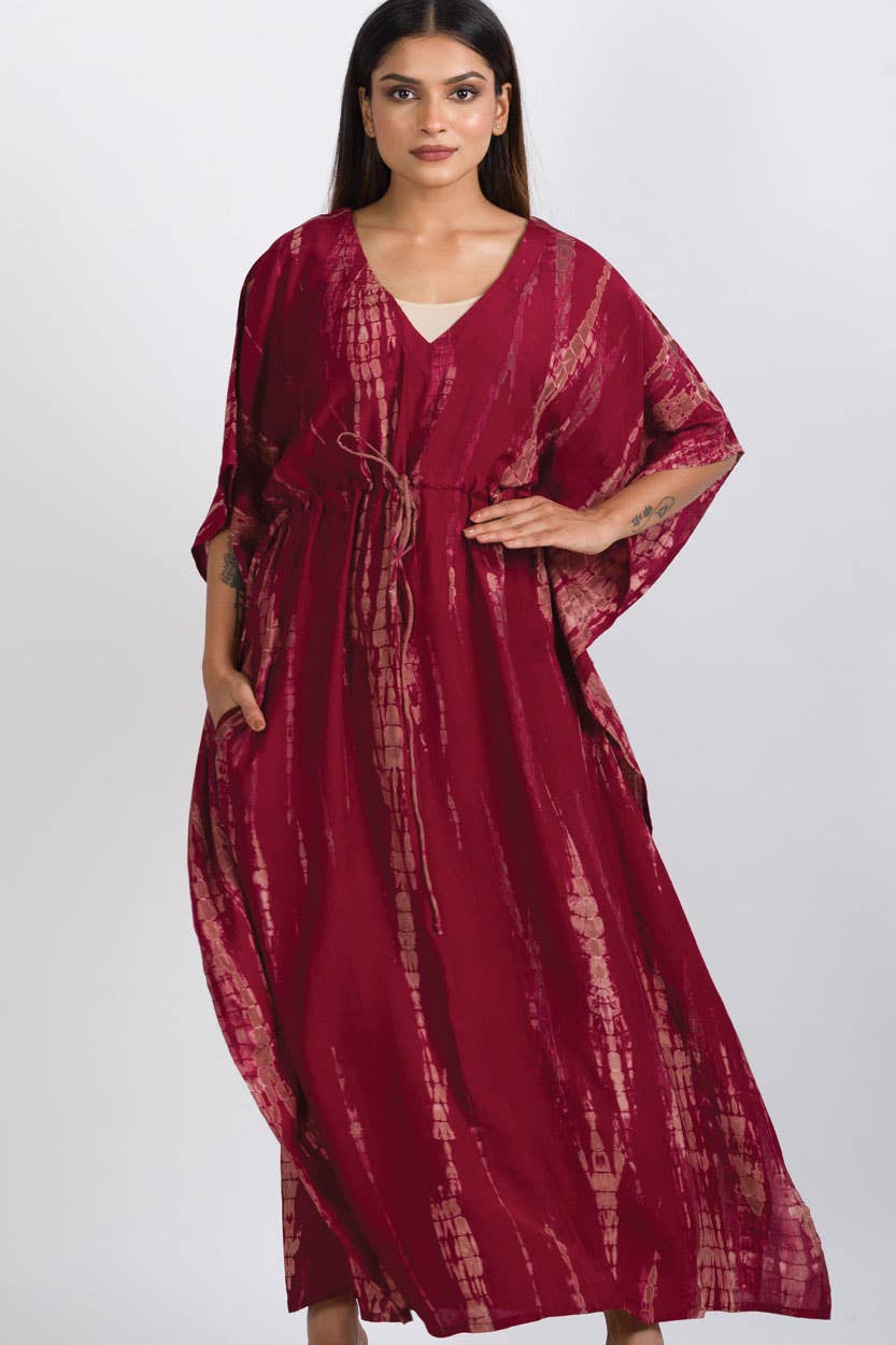 Shibori Caftans