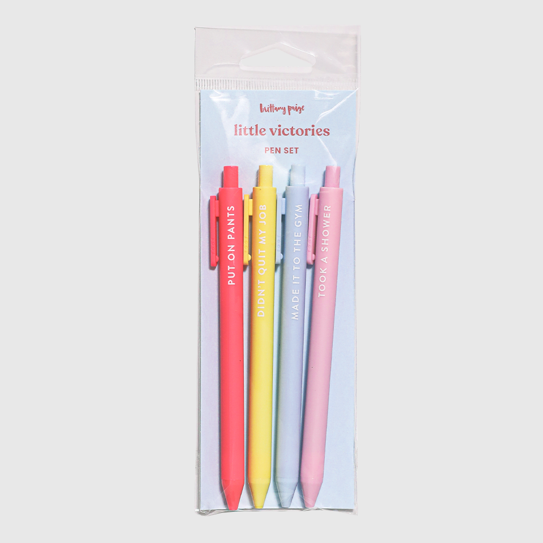 Little Victories Pen Set Accessories Brittany Paige   