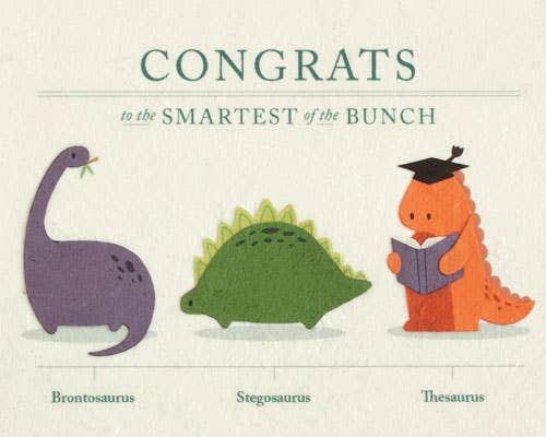 Thesaurus Congrats Greeting Card