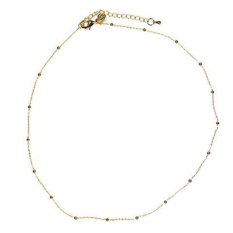 Silver Bobble Chain Necklace