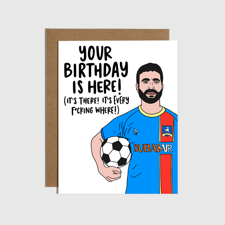 Roy Kent Birthday Card Home Goods Brittany Paige   