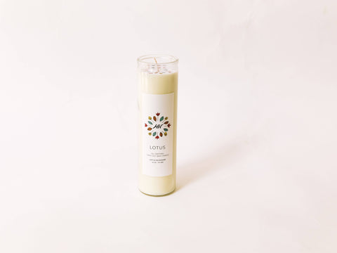 Lotus | Lotus Blossom - Mindful Soy Wax Prayer Candle