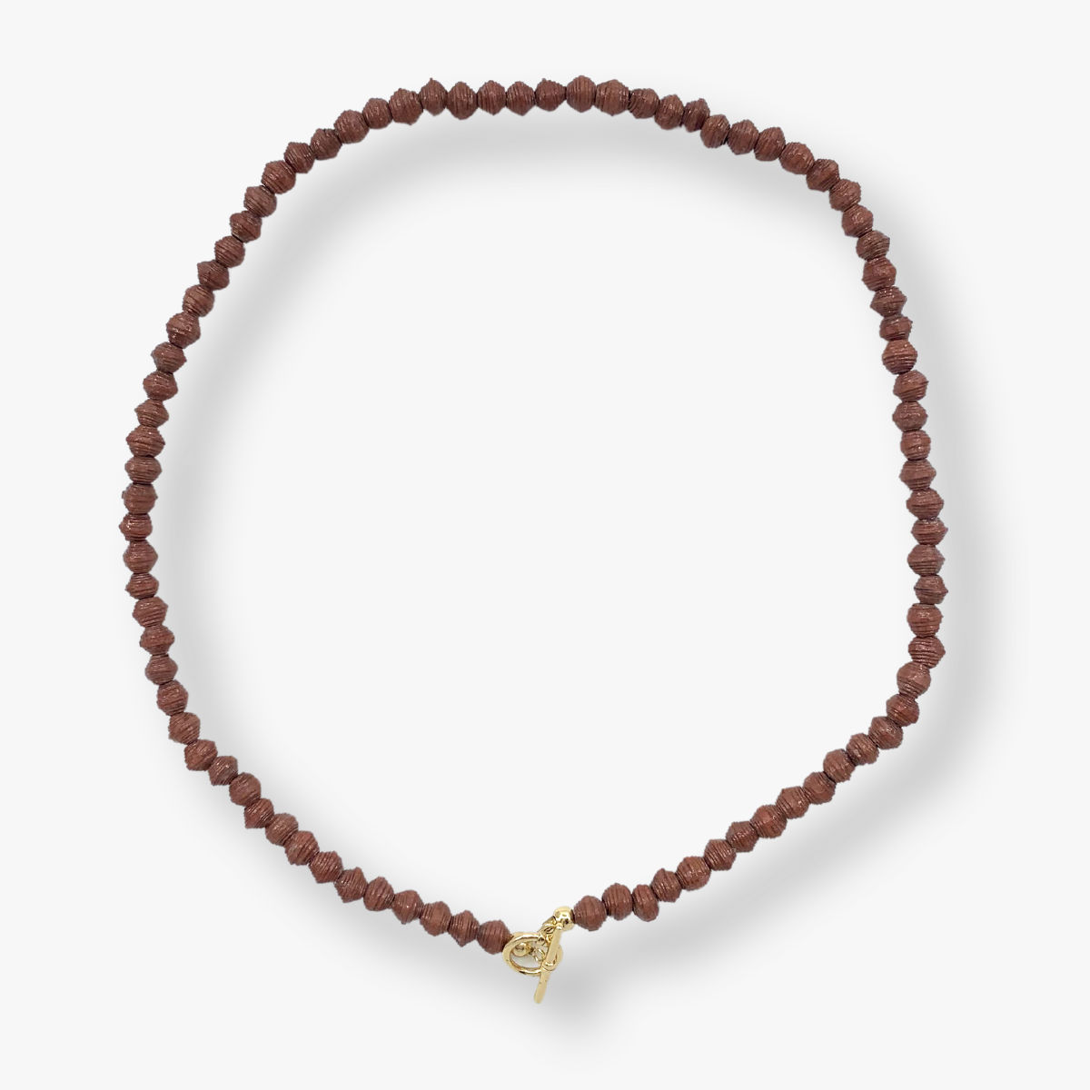 The Ilham Toggle Necklace - Terracotta Necklace Dreamer & CO   