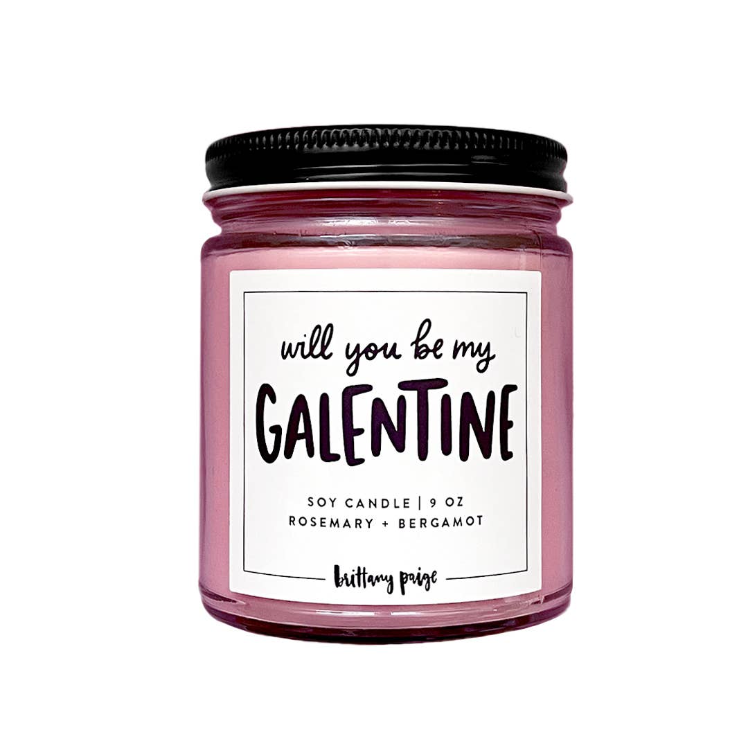 Will You Be My Galentine Candle Home Goods Brittany Paige   