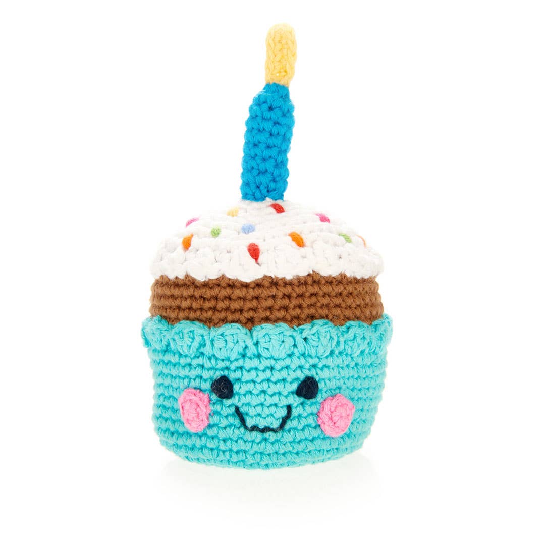 Friendly Cupcake with Candle Accessories Pebble   