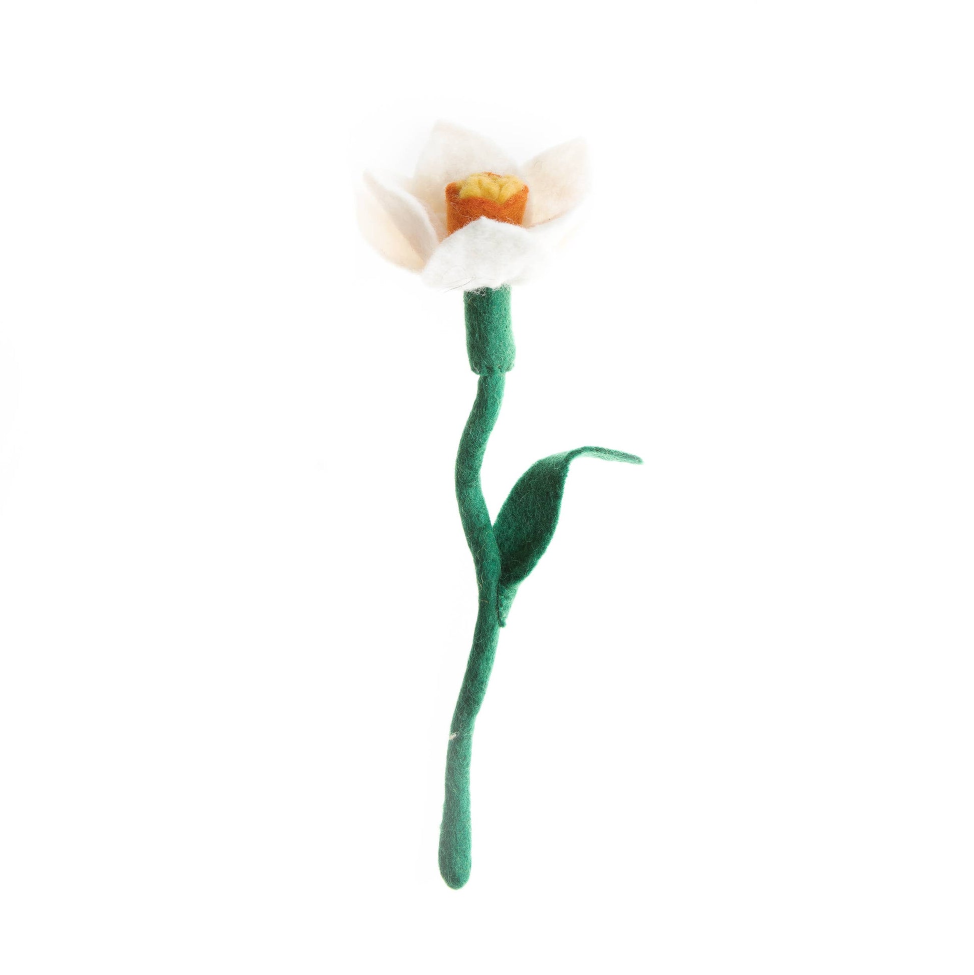 Felt Daffodils - White Home Decor Global Goods Partners   