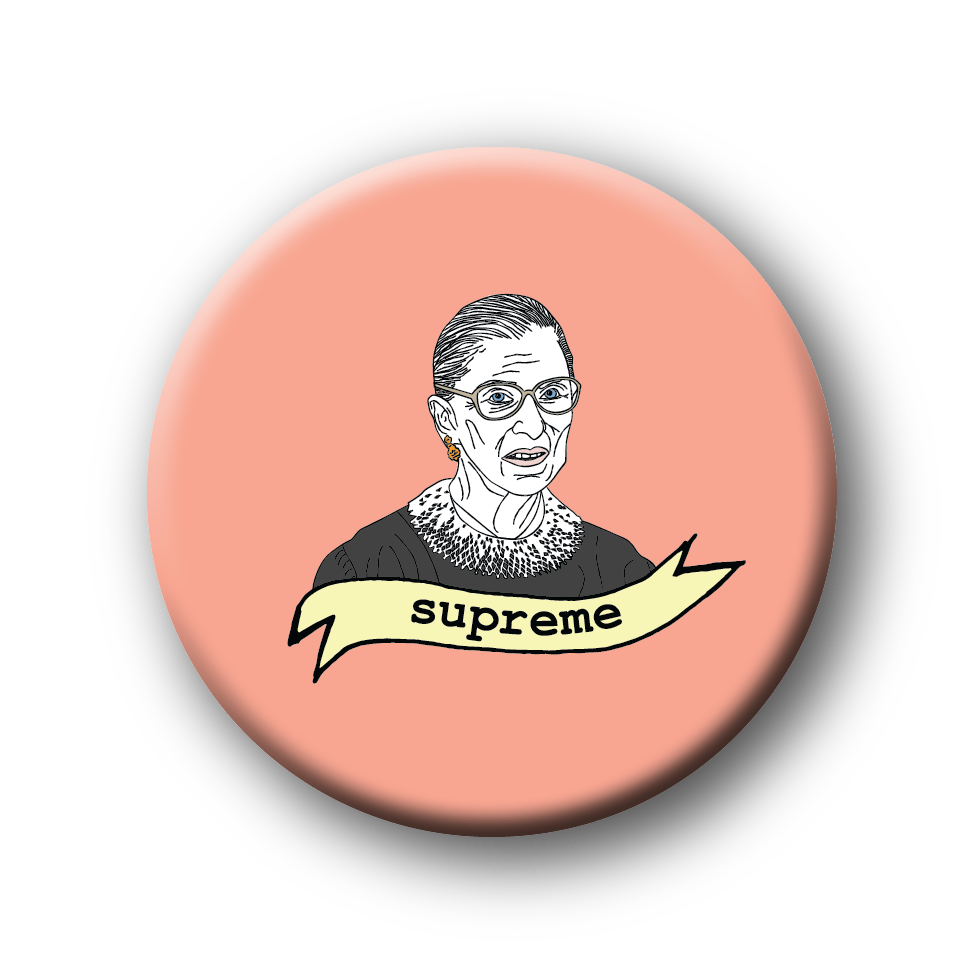 Ruth Bader Ginsburg Supreme Bottle Opener Magnet Accessories The Card Bureau   