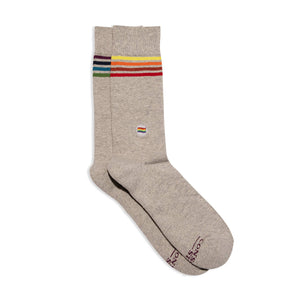 Socks that Save LGBTQ Lives (Alternating Rainbow Stripes)