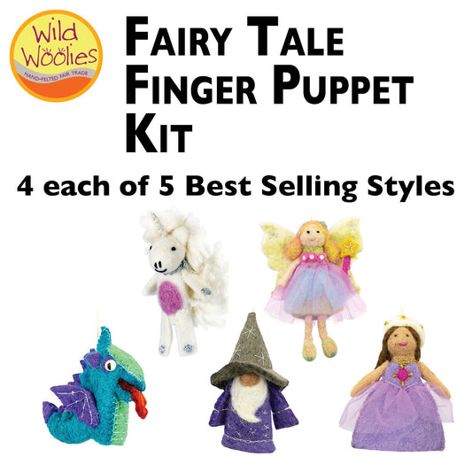 Fairy Tale Kingdom Finger Puppets  dZi Handmade   