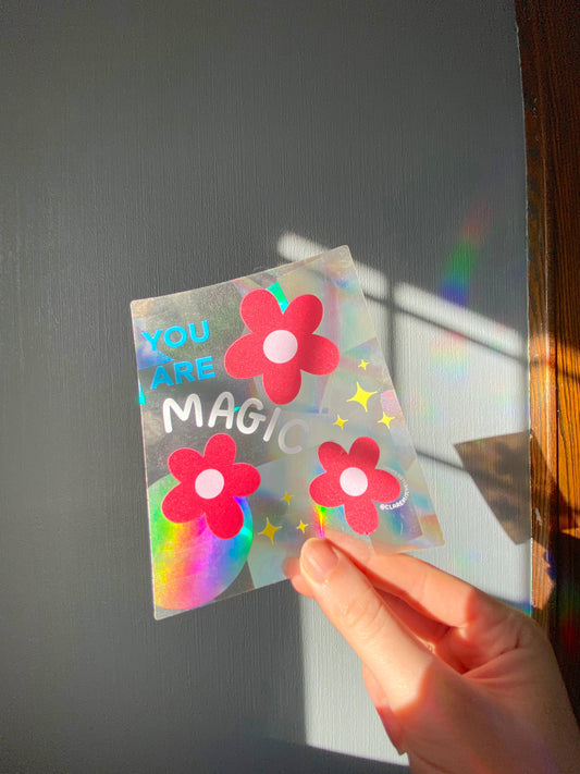 You Are Magic Suncatcher Home Goods Clare Mitchell Designs   