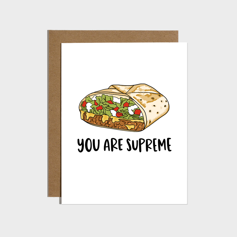 You are Supreme Love Card Home Goods Brittany Paige   