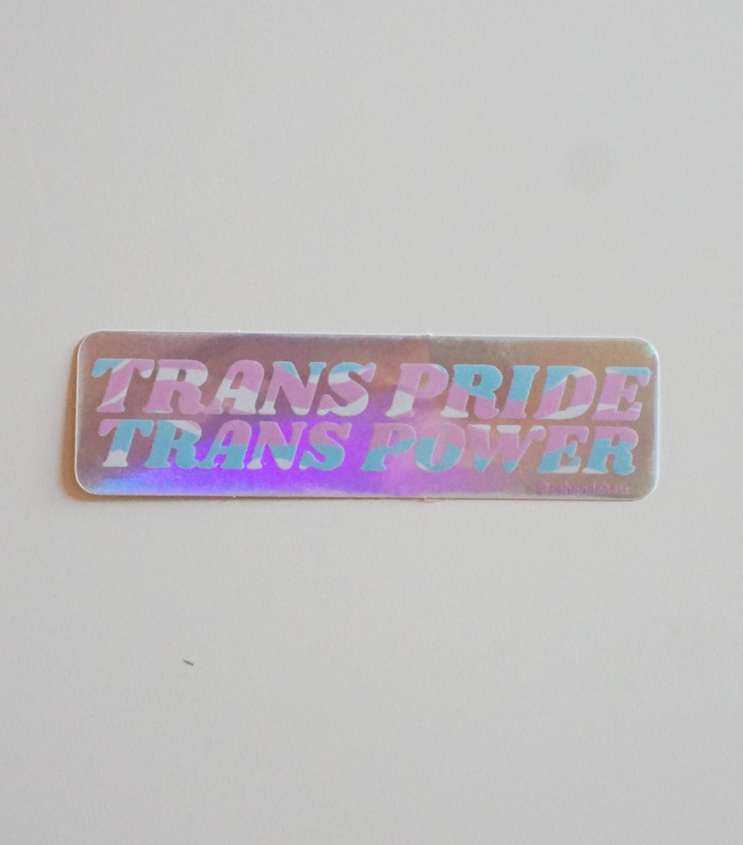 Sticker - Trans Power Trans Pride Home Decor Ash + Chess   