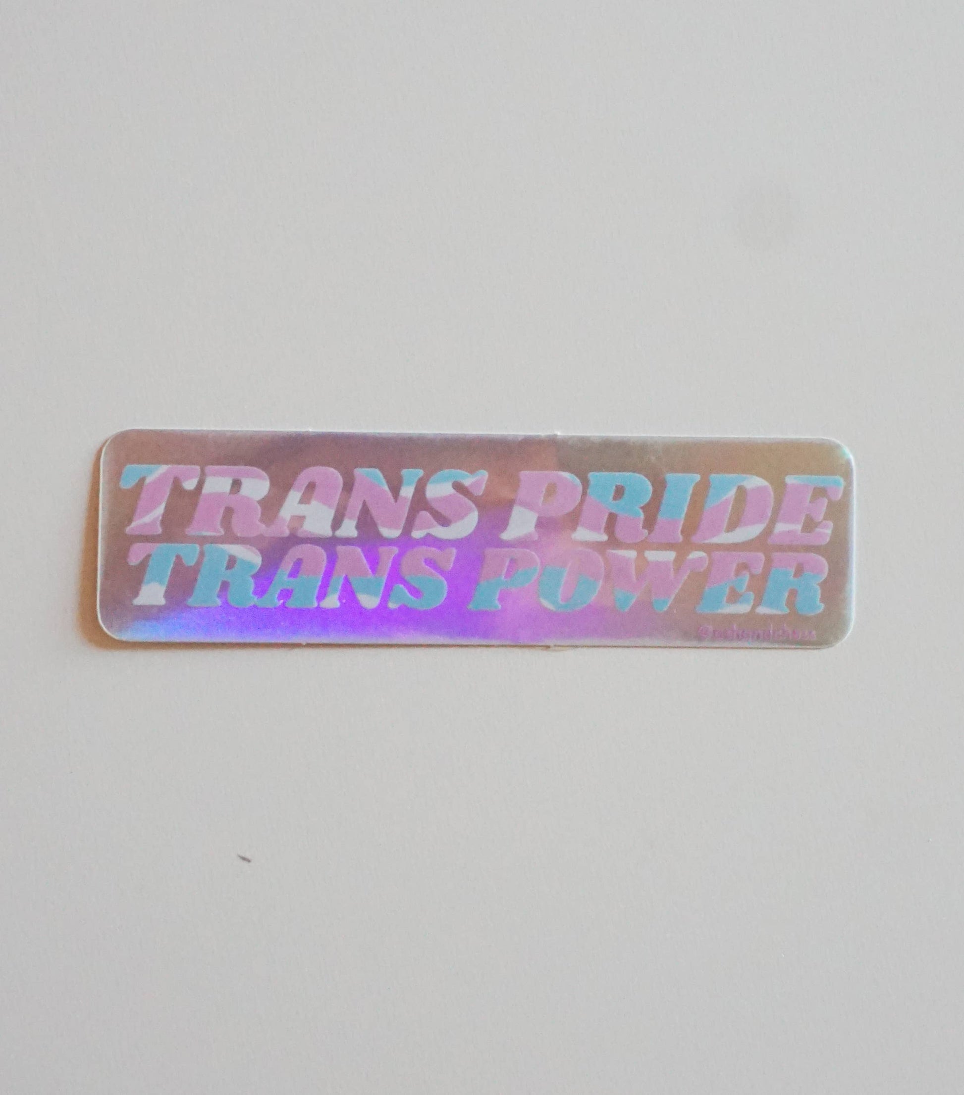 Sticker - Trans Power Trans Pride Home Decor Ash + Chess   