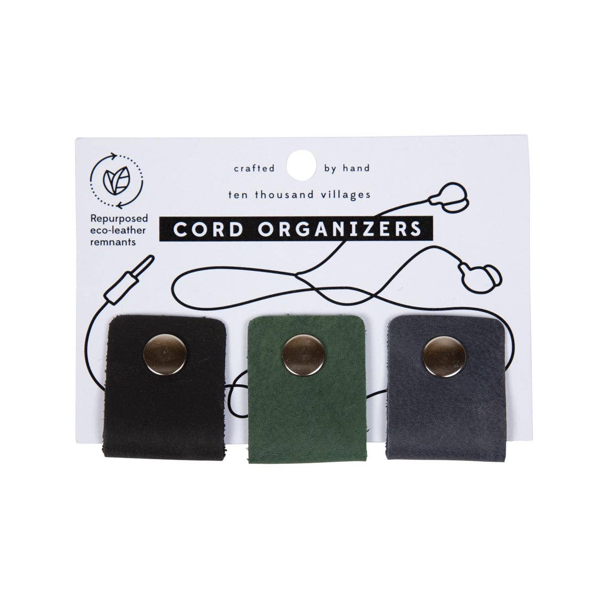 Leather Cord Organizers Accessories Ten Thousand Villages   