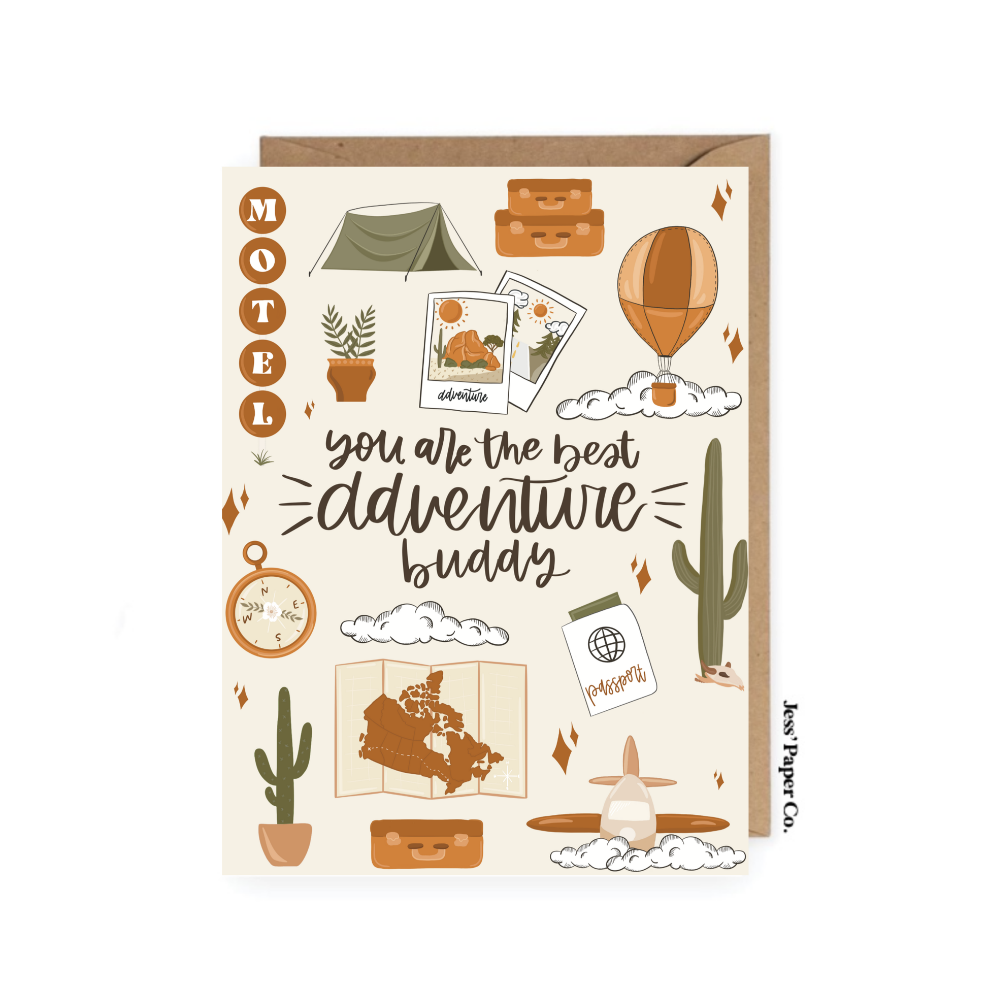 Adventure Buddy Card Home Goods Jess' Paper Co.   