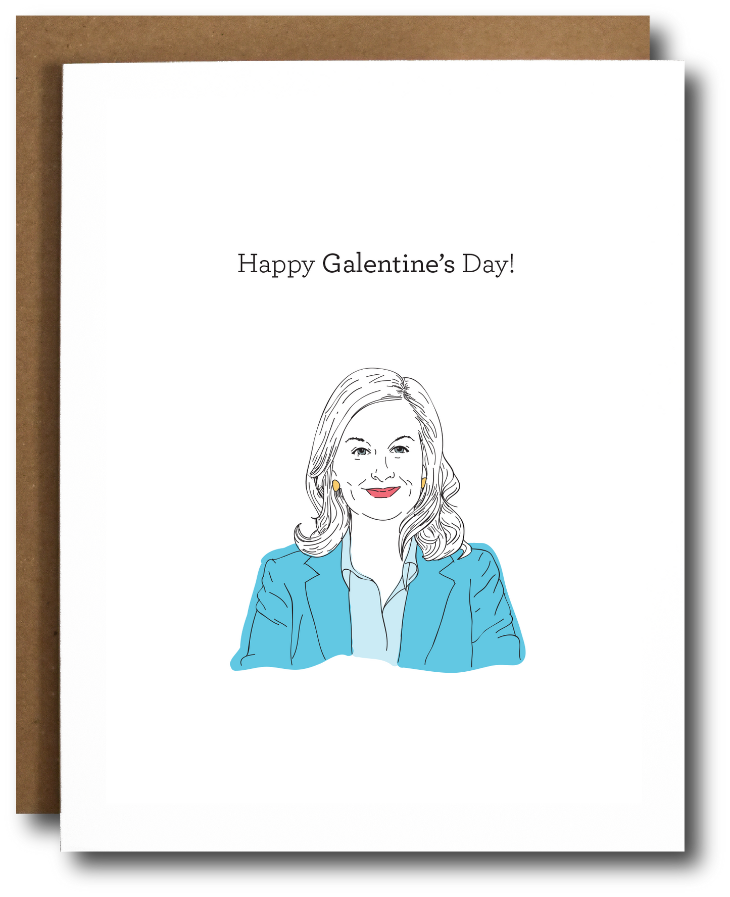 Galentine’s Day Feminist Valentine's Card Home Goods The Card Bureau   