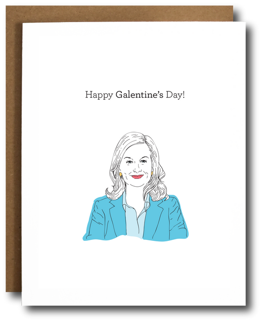 Galentine’s Day Feminist Valentine's Card Home Goods The Card Bureau   