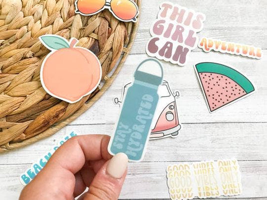 Stay Hydrated Sticker Home Goods Olivia Jean Boutique   