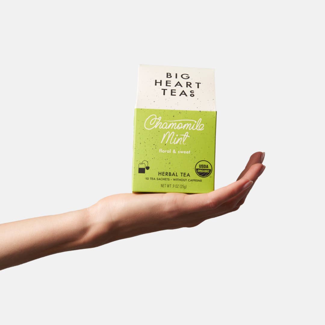 Chamomile Mint Tea Bags Home Goods Big Heart Tea Co.   