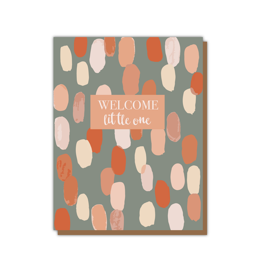 Welcome Little One Spotted Home Goods Teluna   