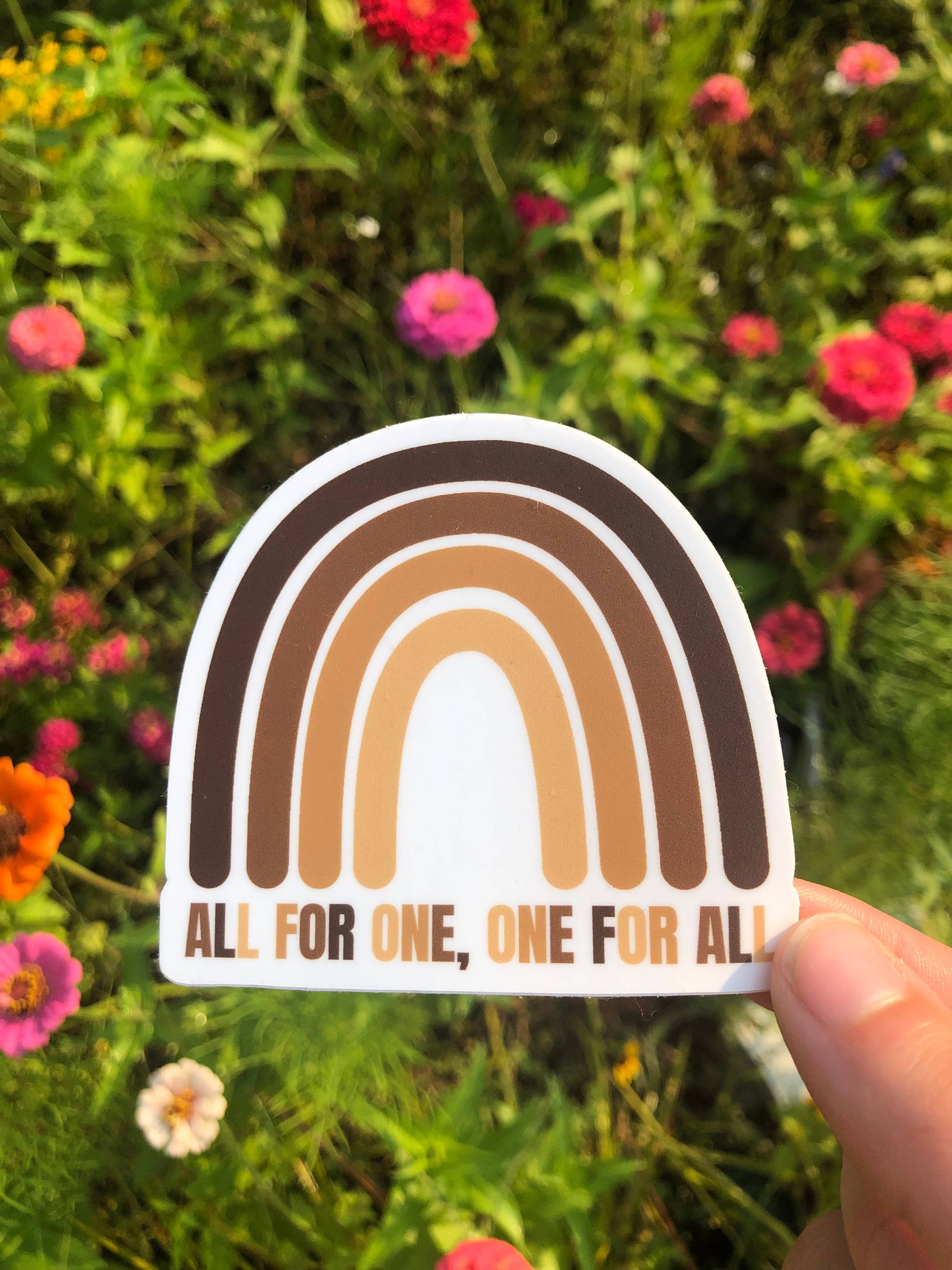 All For One & One For All Sticker Home Goods The Funnel Cake Tree   