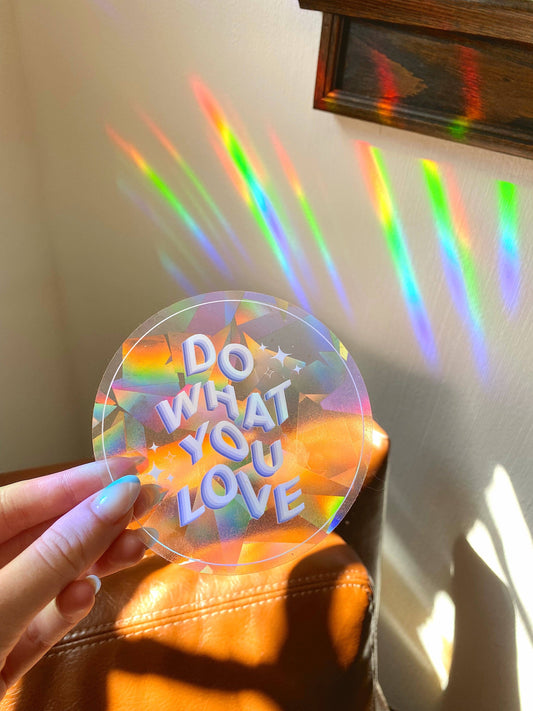 Do What You Love Suncatcher Home Goods Clare Mitchell Designs   