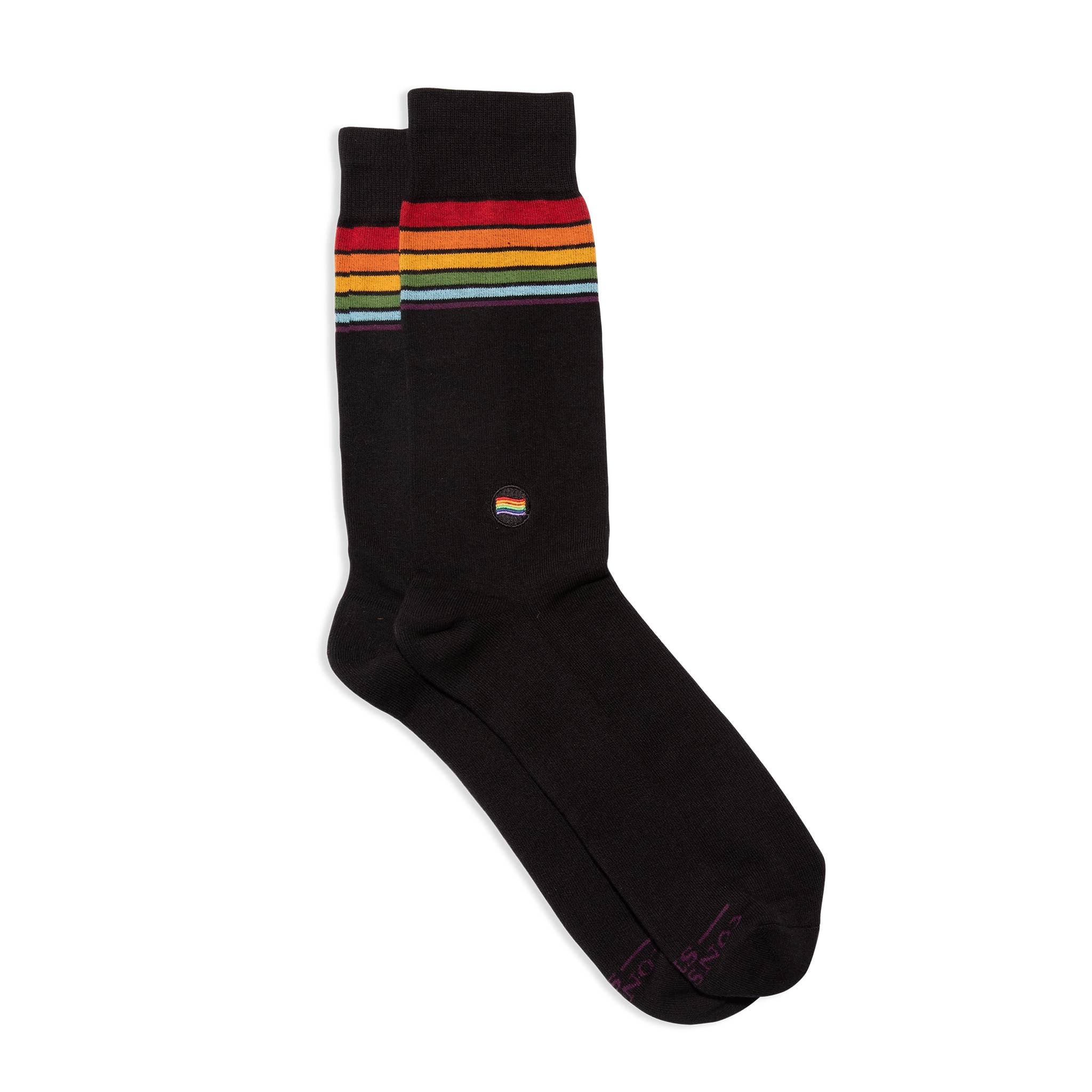 Socks that Save LGBTQ Lives (Classic Rainbow Stripe)