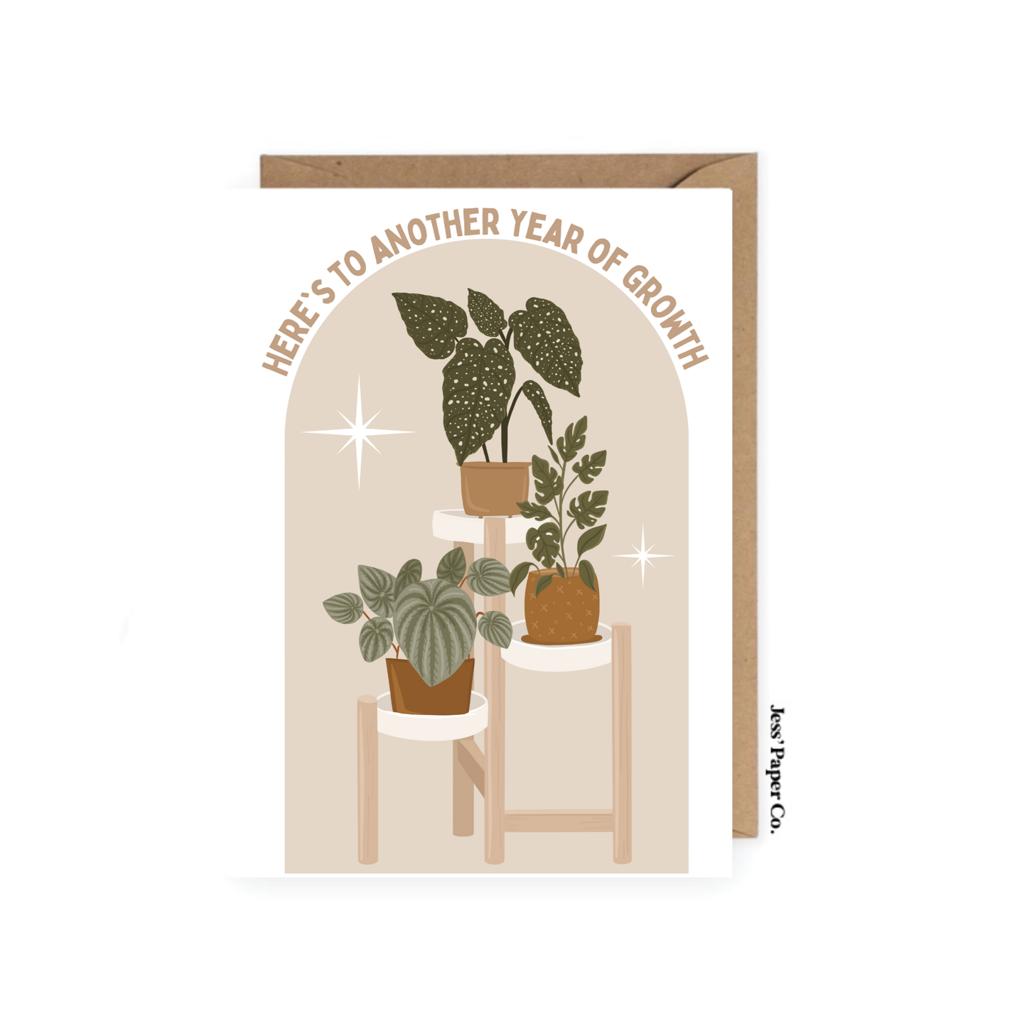 Year of Growth Card Home Goods Jess' Paper Co.   