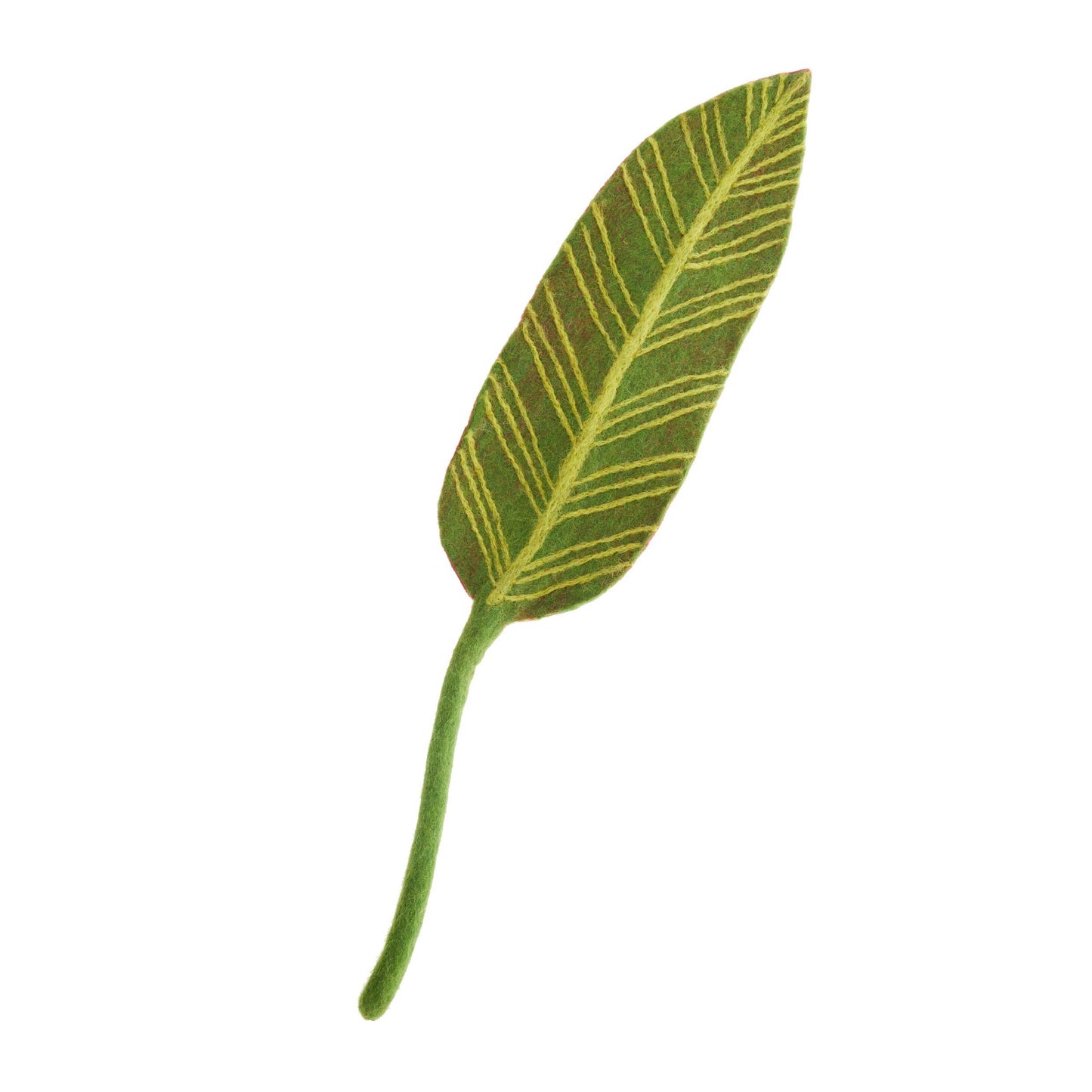 Felt Calathea Leaf - Lime Home Decor Global Goods Partners   