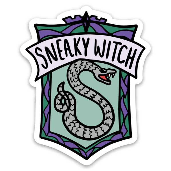 HP Sneaky Witch Sticker Home Goods Brittany Paige   