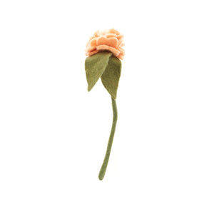 Felt Geranium Flower - Peach
