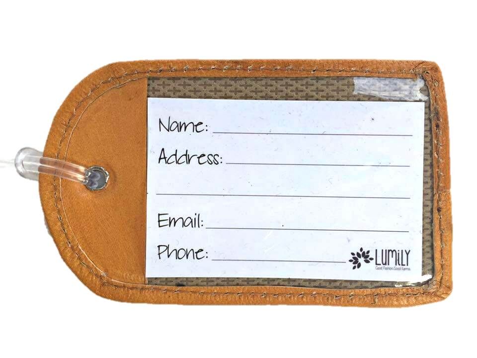 Huipil Luggage Tag - Guatemala Home Goods Lumily default  