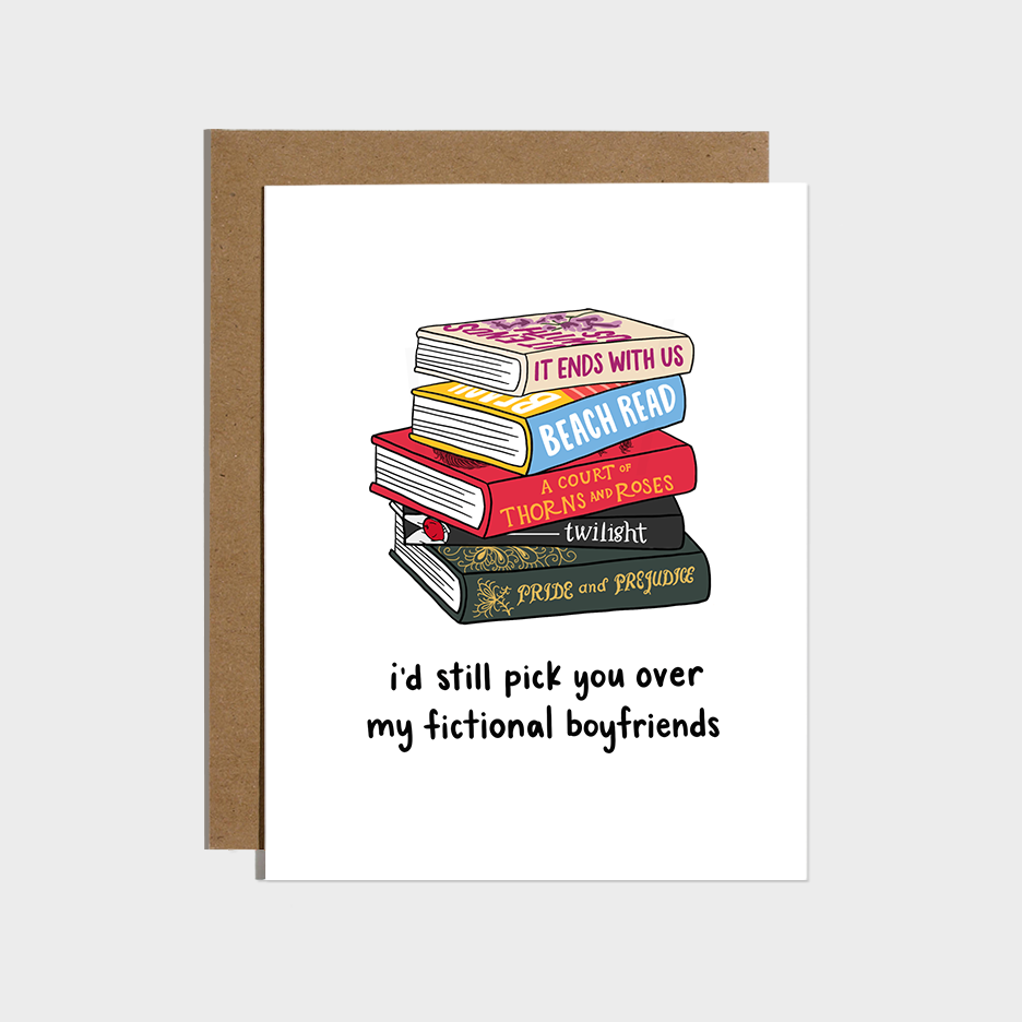 Fictional Boyfriends Love Card Home Goods Brittany Paige   