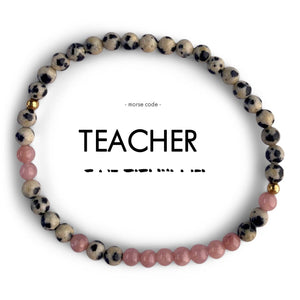 Morse Code Bracelet | TEACHER 2