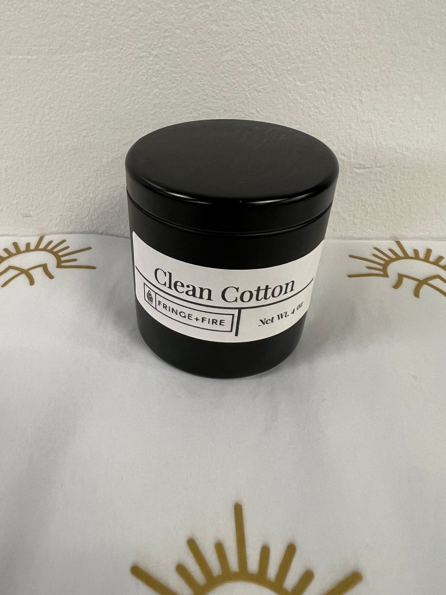 Clean Cotton 4oz Candle tin