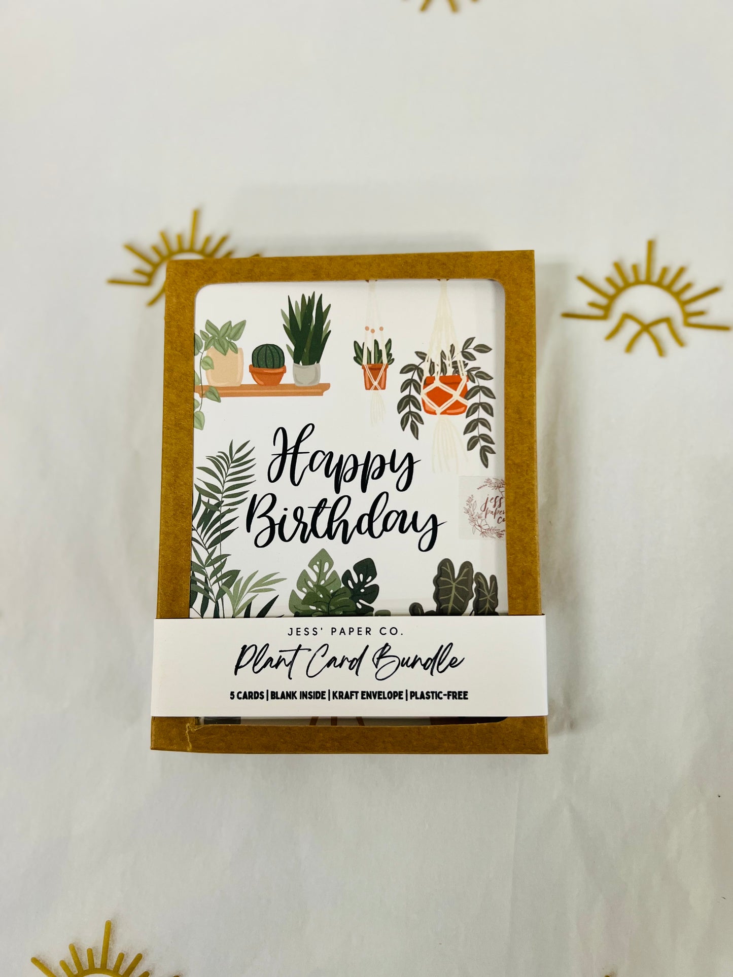 Plant Card Pack Home Goods Jess' Paper Co. Happy Birthday  