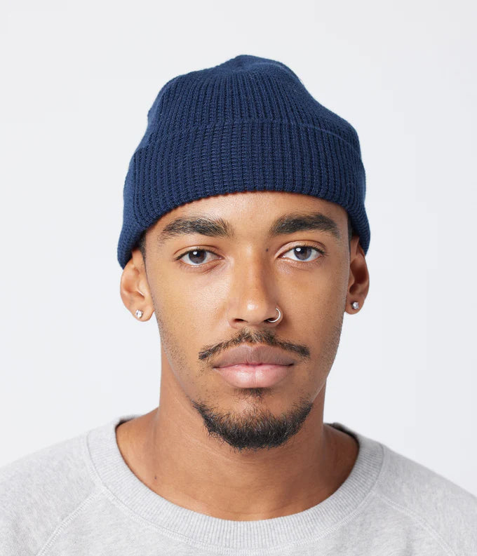 Fitted Cuff Beanie Accessories Known Supply Navy  