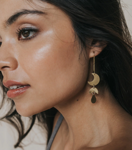Rajani Earrings - Gold Drop