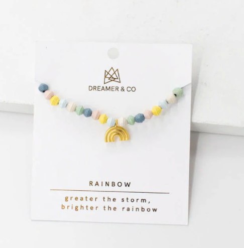 The Rainbow Charm Bracelet Bracelets Dreamer & CO   