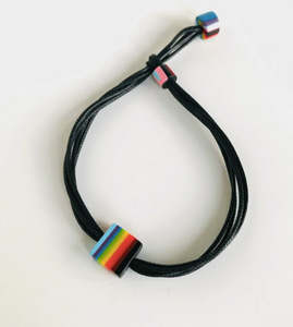 Poly-Resin "Proud to Be" Adjustable Bracelet