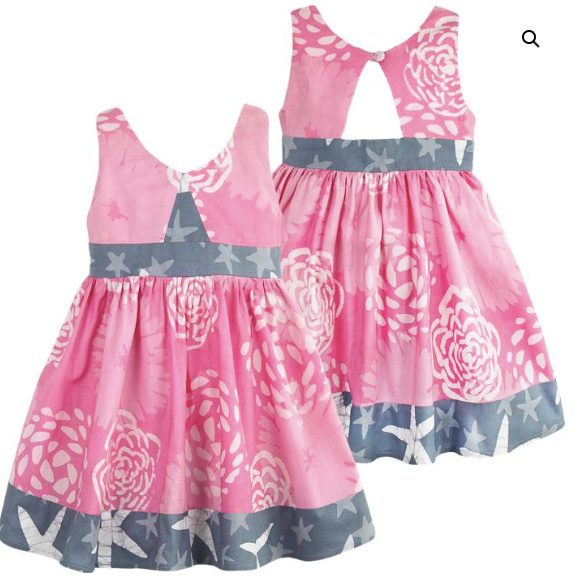Twirl Dress: Garden - Light Pink-Organic