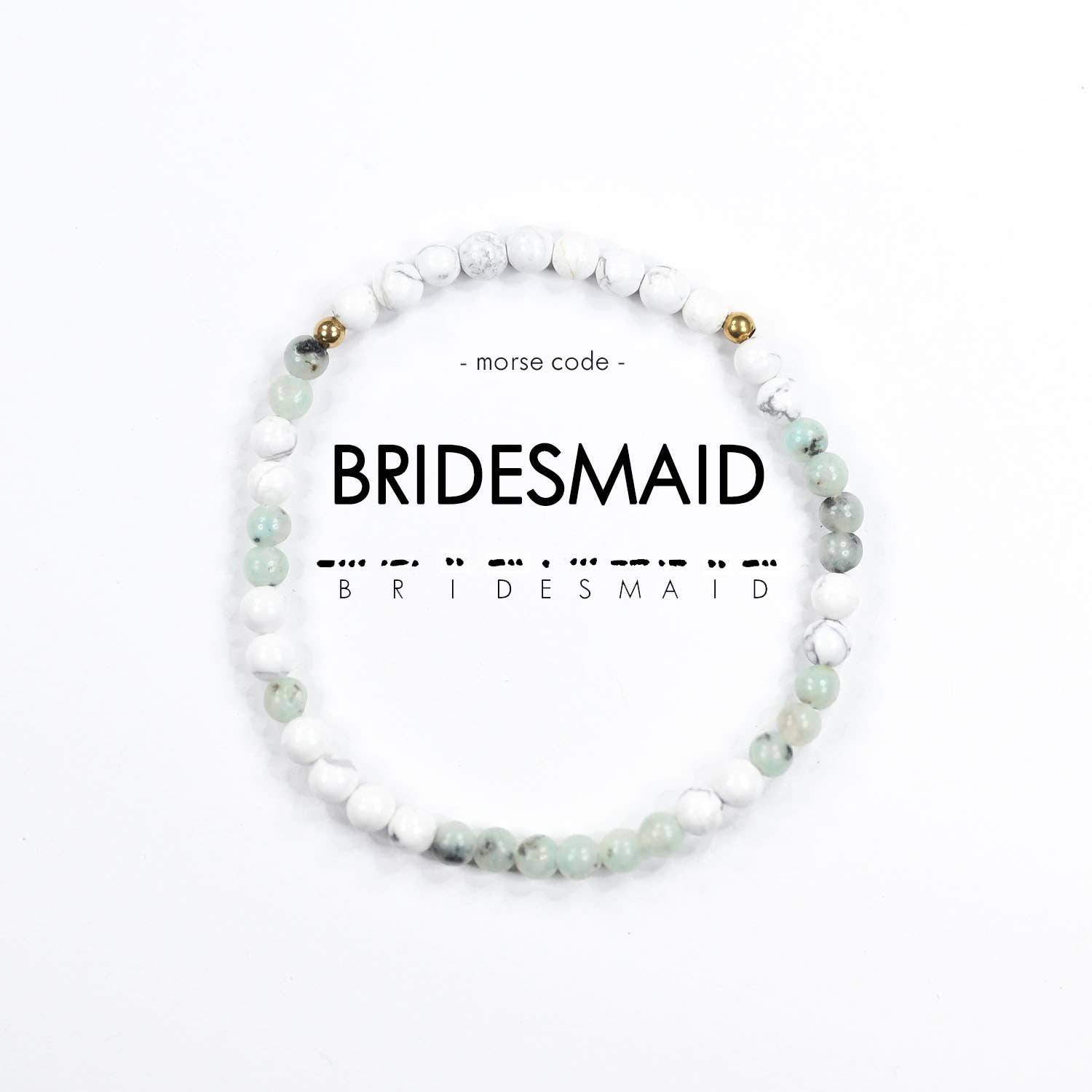 Morse Code Bracelet | BRIDESMAID Bracelets Ethic Goods   