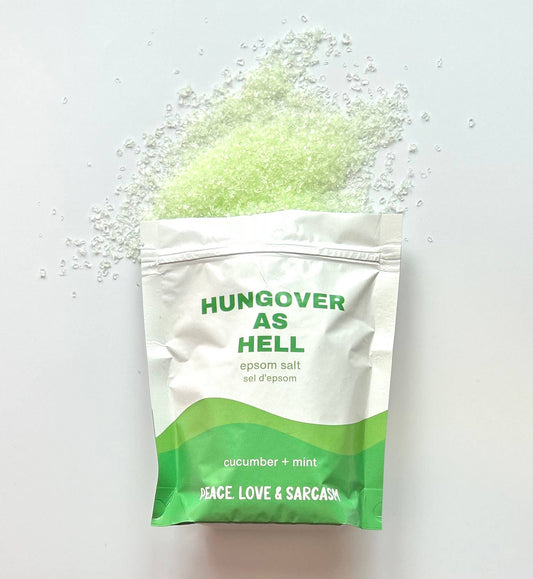Hungover as Hell Epsom Salt Bath Soak  Peace, Love and Sarcasm   